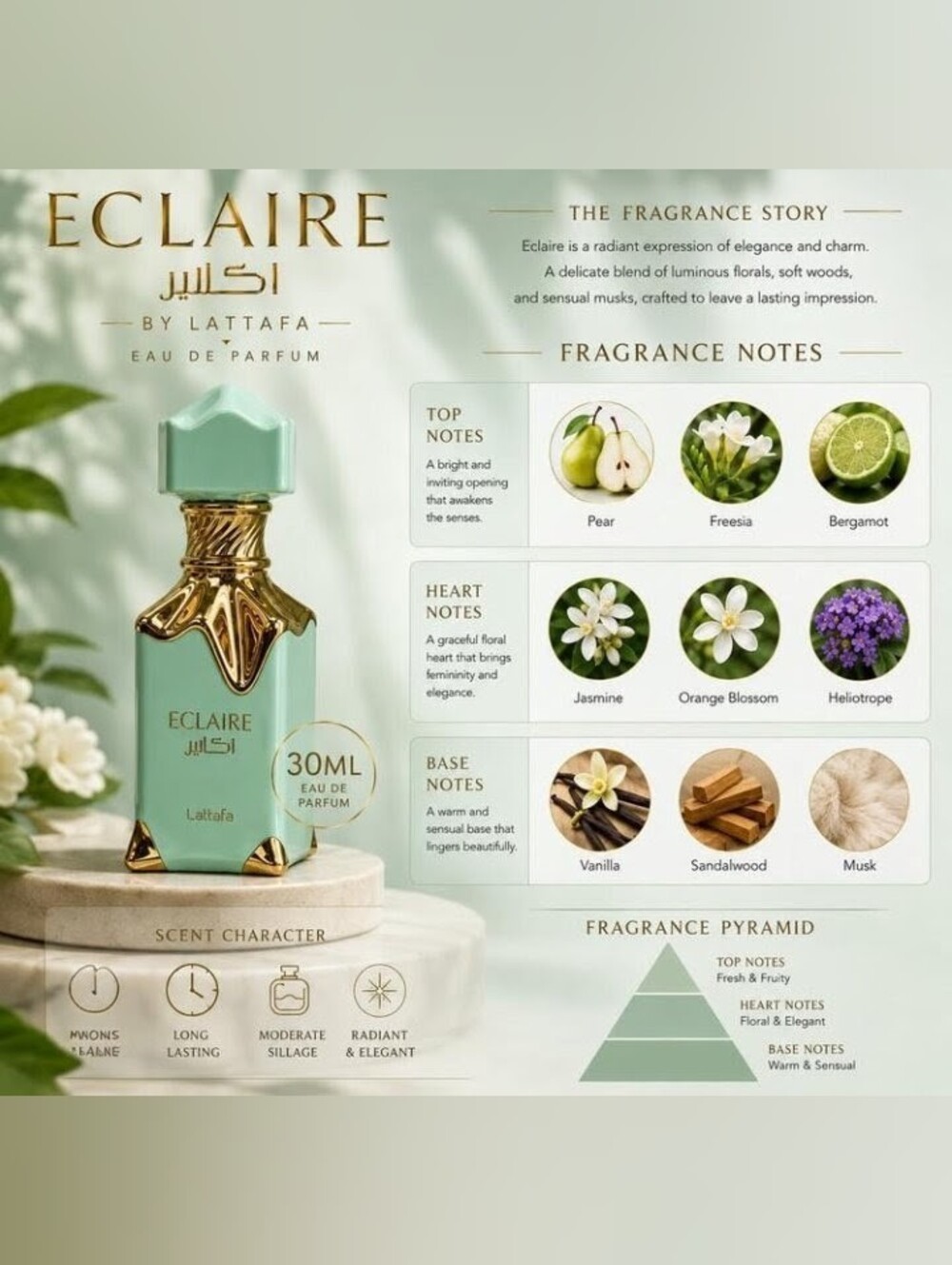 Lattafa Eclaire Blue BNWOB